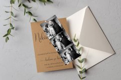 Svatební oznámení - 038 Kraftový papír